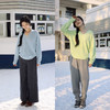 绽放795朵/彩虹羊绒衫2023冬季新款100%羊绒轻盈保暖V领套头毛衣 商品缩略图2
