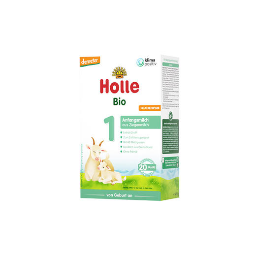【跨境进口】1段羊奶粉 | Holle泓乐 婴儿配方羊奶粉1段0-6个月400g德国原装进口（跨境商品报关后不支持退货，介意慎拍） 商品图0
