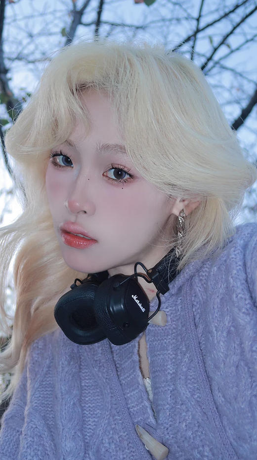 【中直径半年抛】Jellydoll-冷烟紫-14.2mm【半年抛 0-1000度 含525/575】 商品图3