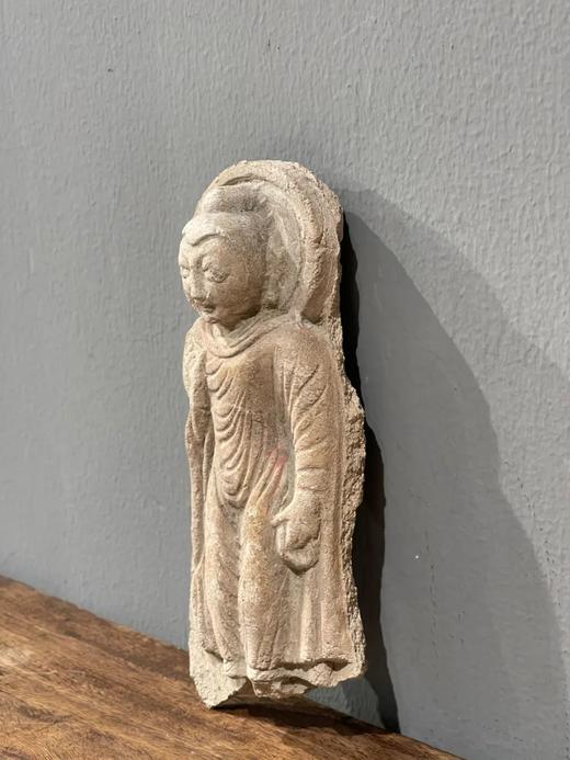 灰陶释迦牟尼立像残件，顺丰包邮 商品图12
