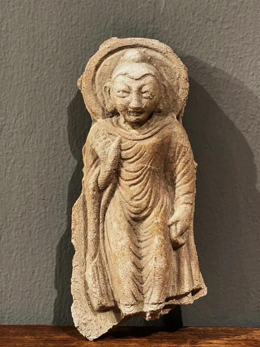 灰陶释迦牟尼立像残件，顺丰包邮 商品图13