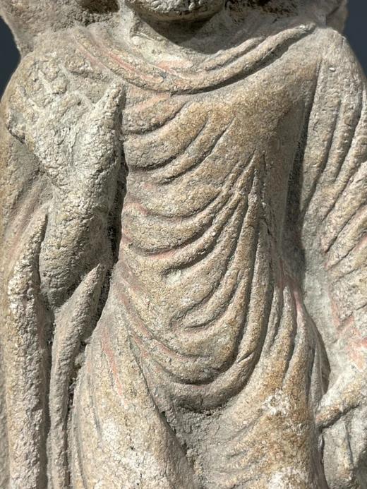 灰陶释迦牟尼立像残件，顺丰包邮 商品图10