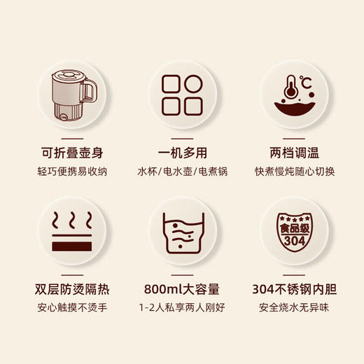 艾贝丽 折叠水壶 ABL-ZD36 商品图1