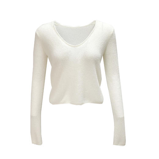 简约百搭v领女衫 商品图2