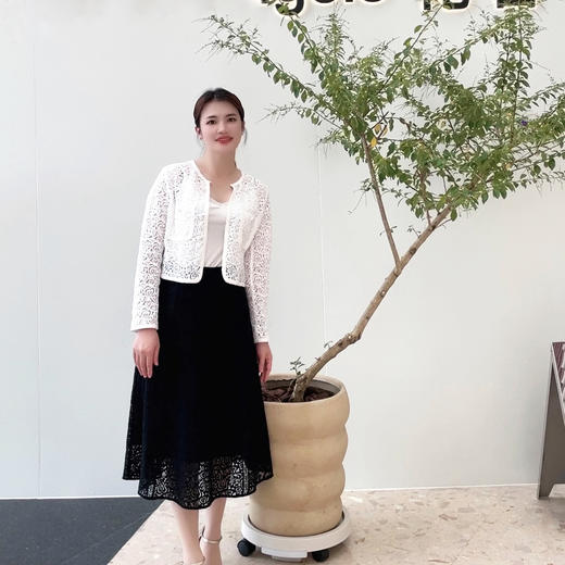 皓色、漆黑色上衣外套LZ3A01 商品图2