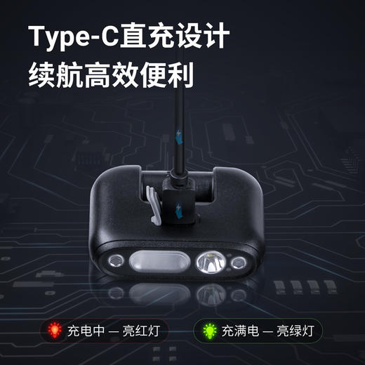 纳丽德（NEXTORCH）UT31红蓝闪肩灯信号灯 商品图3