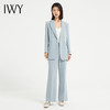 IWY/气质上镜蓝色主持人西装套装女休闲韩版美容院工作服高端职业正装C13519+P33519 商品缩略图2