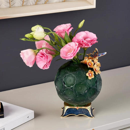 罗比罗丹锦上添花带灯小花瓶 商品图1