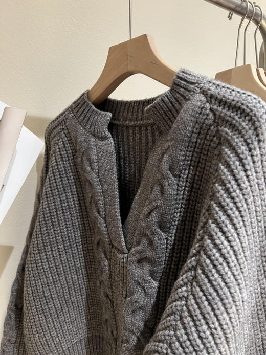 大灯笼麻花加厚毛衣 商品图5