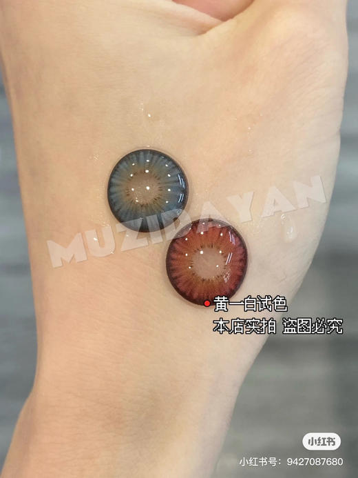 【大直径】ICECANDY-孔雀花-14.5mm【年抛 0-1000度 含有525/575】 商品图7