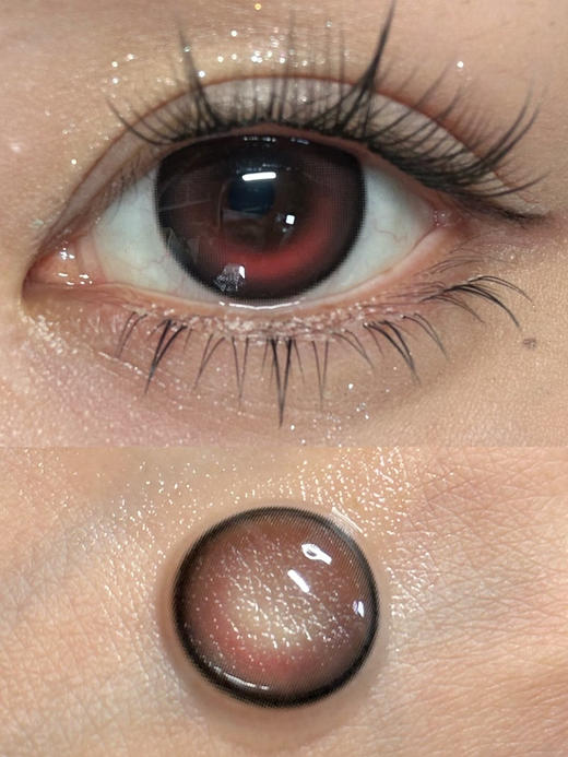 【大直径】T-SUKICON-鹤顶红-14.5mm【半年抛 0-800度 无525/575】 商品图1