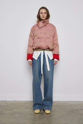 短款立领羽绒服