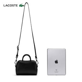 【海南专供价】Lacoste法国鳄鱼女士新款时尚潮流百搭纯色斜挎手提包NF4498FO