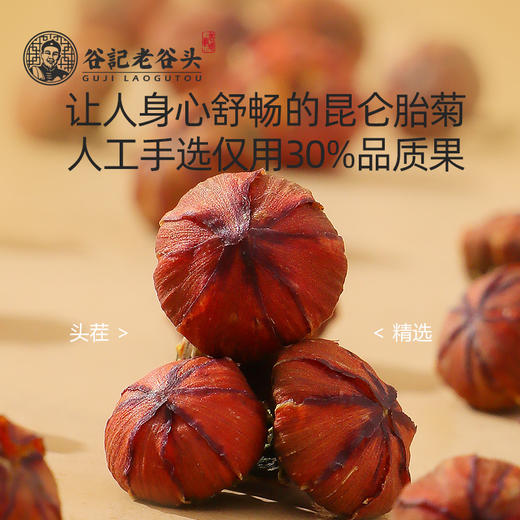 【谷记老谷头】昆仑雪菊胎菊135g/罐 商品图2