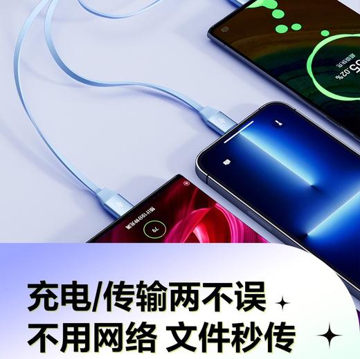 海尔兄弟小贝壳三合一数据线（6A闪充版） HB-ZP212 商品图1