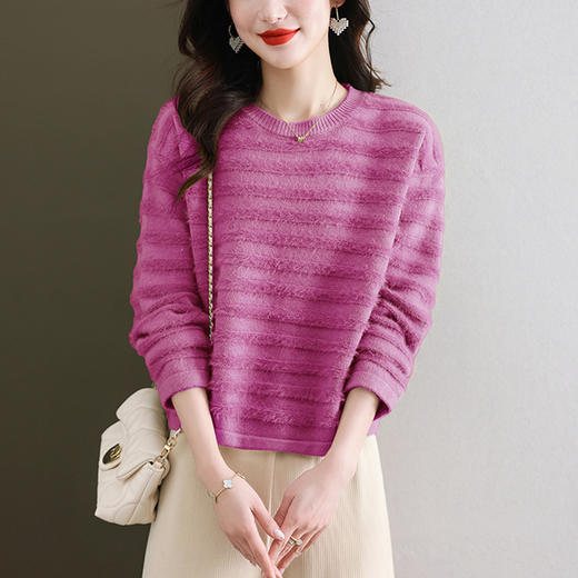 高腰小个子短款毛衣，女秋冬配裙子的上衣新款冬季内搭针织衫CC-11-68157 商品图0