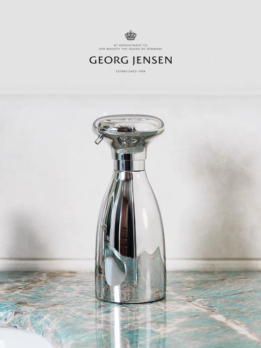 Georg Jensen乔治杰生北欧洗手液分装瓶皂液器抑菌不锈钢轻奢摆件 商品图2