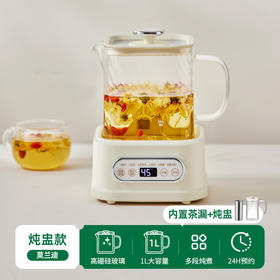 巴森 小方炖全玻璃多功能家用养生壶（炖盅款）[福利品]