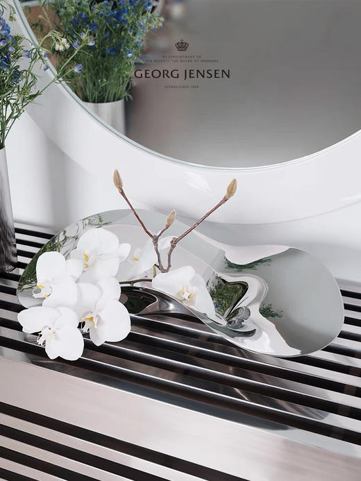 Georg Jensen乔治杰生水果盘极简风客厅茶几装饰摆件生日乔迁礼物 商品图0