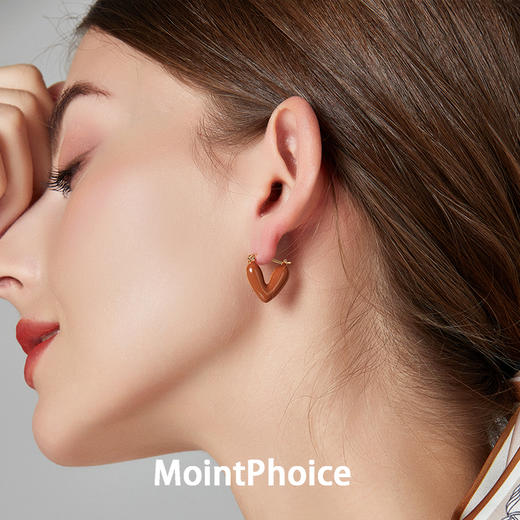 MointPhoice美拉德星期耳饰，法式复古、百搭优雅 商品图7