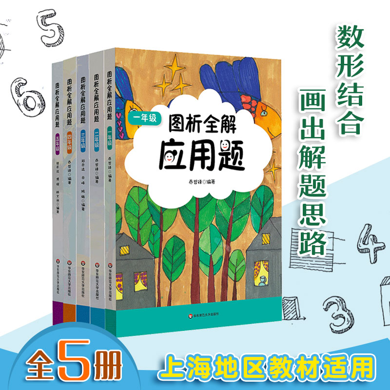 【全5册】图析全解应用题 1-5年级 专项训练