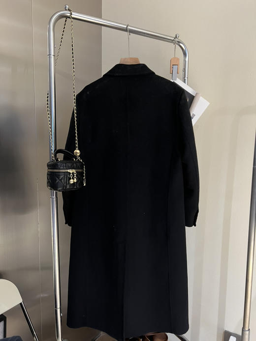 赫本羊毛大衣带垫肩 商品图8