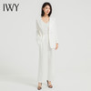 IWY/高端职业西装套装女气质干练韩版白色西服正装美容院工作服C13518+P33518 商品缩略图1
