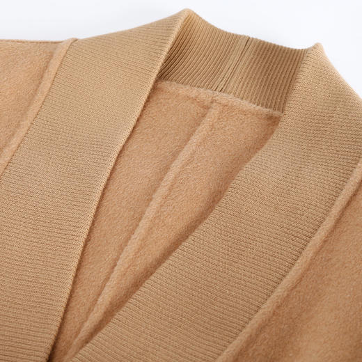 MD917斯尔丽2023冬季新款翻领干练气质可脱卸两件套羊毛大衣女外套 商品图4