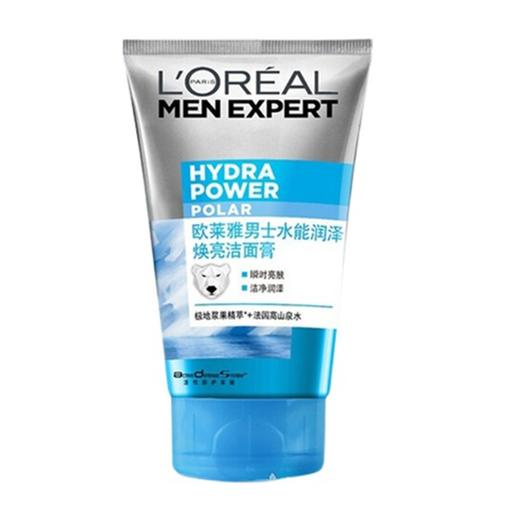 欧莱雅男士水能润泽焕亮洁面膏100g 商品图0
