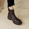 时尚个性，头层羊皮保暖羊羔毛厚底马丁短靴HB-Z726 商品缩略图4