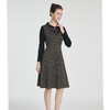 司歌毛织长袖冬弹力针织花连衣裙收腰显瘦A881064 商品缩略图2