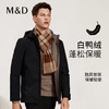 MD名盾立领带帽羽绒服秋冬新品鸭绒修身休闲保暖拉链款 商品缩略图0