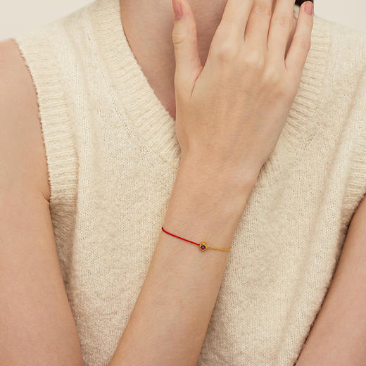 ONCHIC 愿旺手链镀18k金拼接原创手绳 商品图4