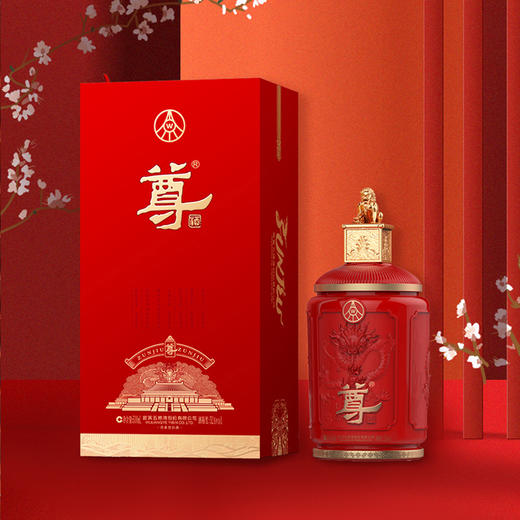 热卖中！！ 五粮液金尊系列龙年生肖尊酒 52度浓香型白酒500ml/瓶 商品图2