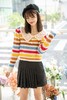 Stay2Weeks 甜美减龄彩红条纹针织上衣 13846 商品缩略图4