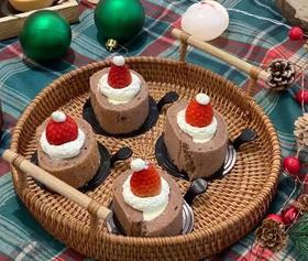 【草莓季】4cm圣诞帽草莓巧克力卷