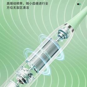 格卡诺电动牙刷（送两个刷头、一个电池）