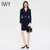 IWY/时尚干练藏青色西装连衣裙女2023新款气质女神范通勤总裁职业正装Q13332 商品缩略图1