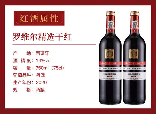 【罗维尔精选茶酒礼盒】西班牙原瓶进口·罗维尔精选干红两瓶、精选正山小种两盒 商品图12