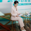 IWY/粉色西装套装女秋冬主持人上镜正装气质通勤职业工作装CP1861-P 商品缩略图1