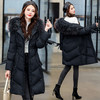 纯色气质，中长款修身加厚通勤大毛领棉衣HR-YQH6002 商品缩略图2