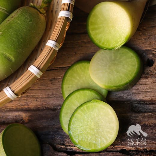 生态青皮水果萝卜（个小） | 绿家自产*ecological  white radish | Self-production 商品图5