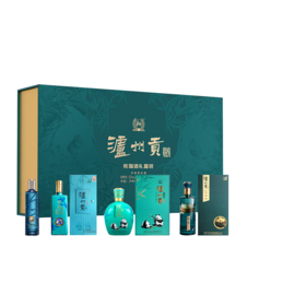 【酒厂直营】52度 泸州贡熊猫酒礼盒套装 500ml*4 泸州老窖官方旗舰店