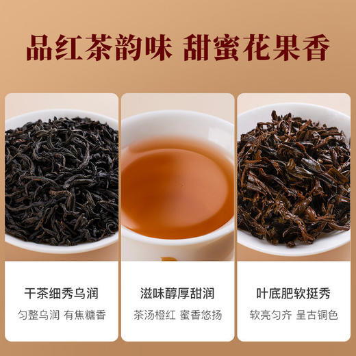 八马茶叶 武夷山正山小种红茶散茶罐装250克 商品图3