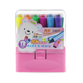 真彩酷吖印章水彩笔