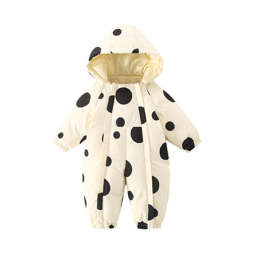 婴儿连体衣男女宝宝冬装羽绒连体衣儿童衣服哈衣爬服男加厚款 商品图4