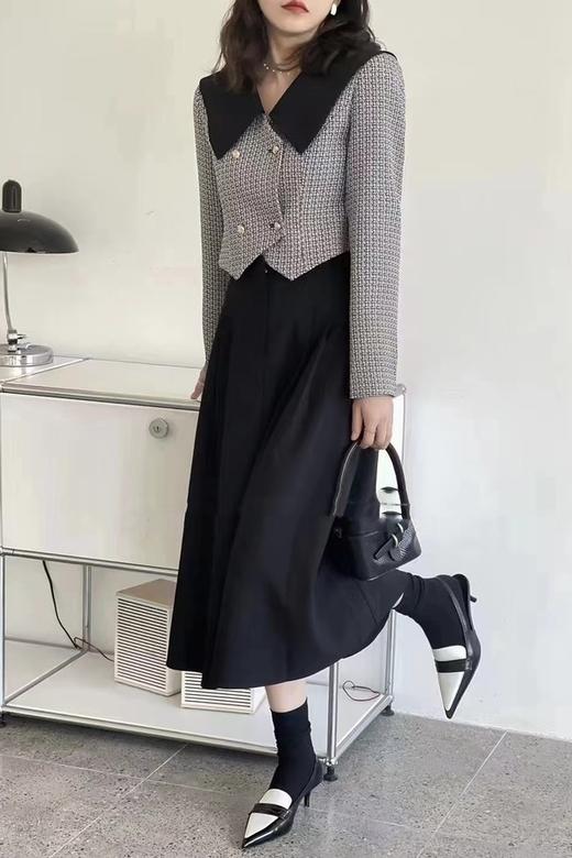 Le Malene 优雅黑色小香风套装 17202 商品图0