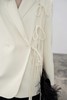 ANSUABEL 白色双排扣翻领西装外套 17183 商品缩略图1