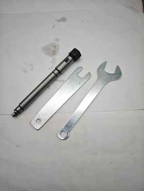 【货号00897】新日田电磨输出轴25电磨夹头螺母电磨主轴整套链接轴