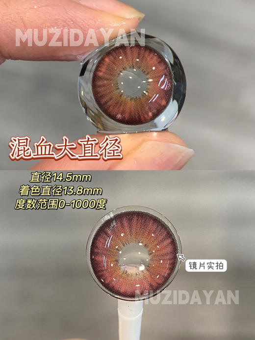 【大直径】ICECANDY-富贵花-14.5mm【年抛 0-1000度 含有525/575】 商品图8